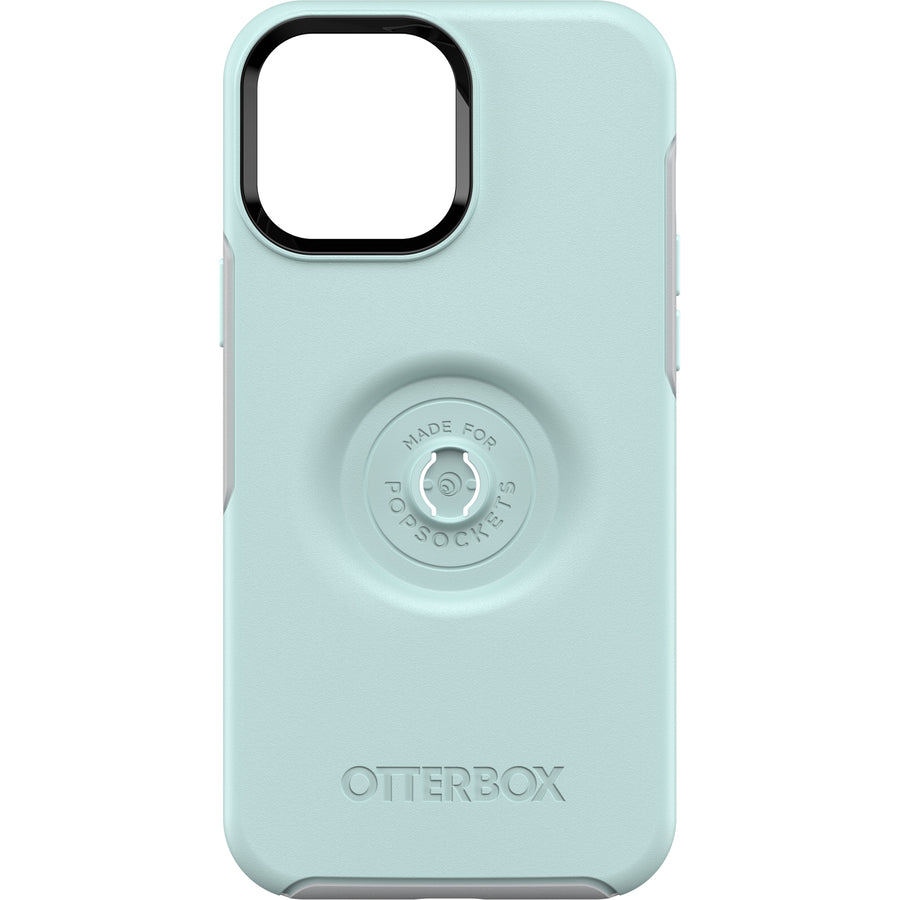 OTTERBOX Apple iPhone 13 Pro Max Otter + Pop Symmetry Series Antimicrobial Case - Tranquil Waters (Blue) (77-83553), Swa