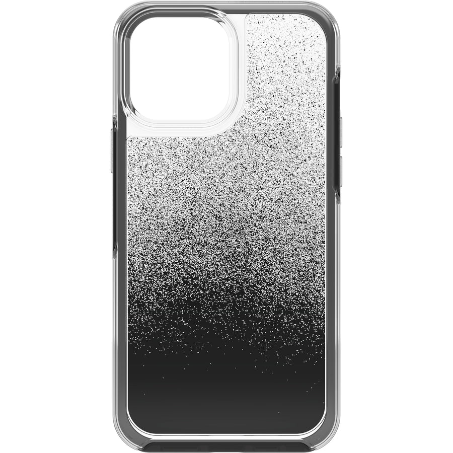 OTTERBOX Apple iPhone 13 Pro Max Symmetry Series Clear Antimicrobial Case - Ombre Spray (Clear/Black) (77-83507), Wirele