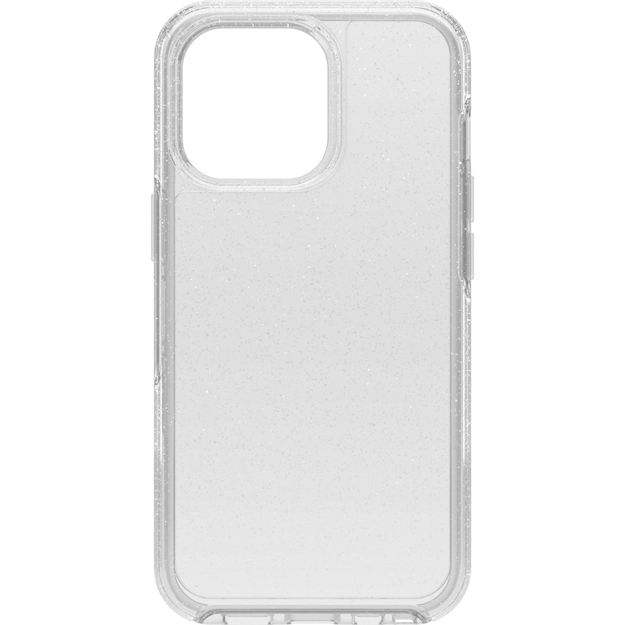 OTTERBOX Apple iPhone 13 Pro Symmetry Series Clear Antimicrobial Case - Stardust 2.0 (77-83494), Wireless charging compa