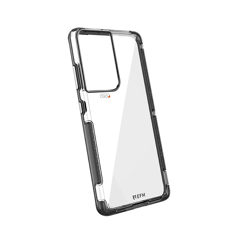 FORCE TECHNOLOGY Cayman Case for Samsung Galaxy S21 Ultra 5G - Smoke Black EFCCASG272SMB, Antimicrobial, 6m Military Sta