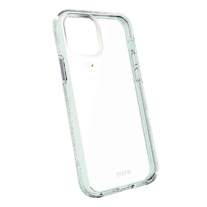 FORCE TECHNOLOGY Aspen Case for Apple iPhone 12/12 Pro - Glitter Mint EFCDUAE181GLM, Antimicrobial, 6m Military Standard