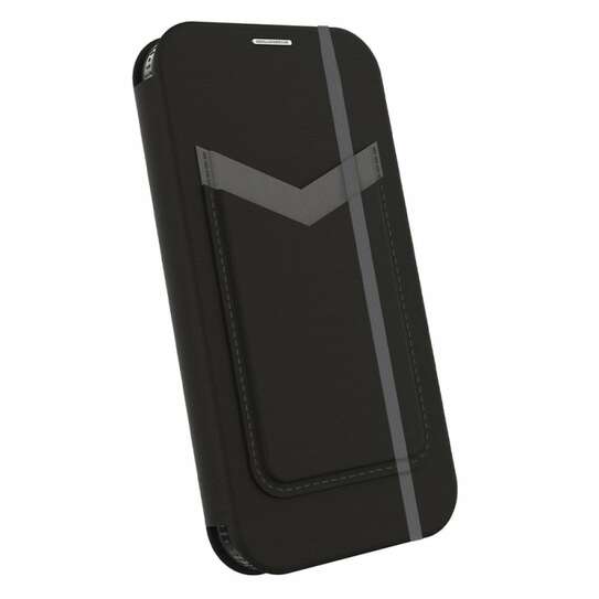 FORCE TECHNOLOGY Miami Wallet Case for Apple iPhone 13 - Smoke Black EFCMIAE192SMB, 2.4m Military Standard Drop Tested, 