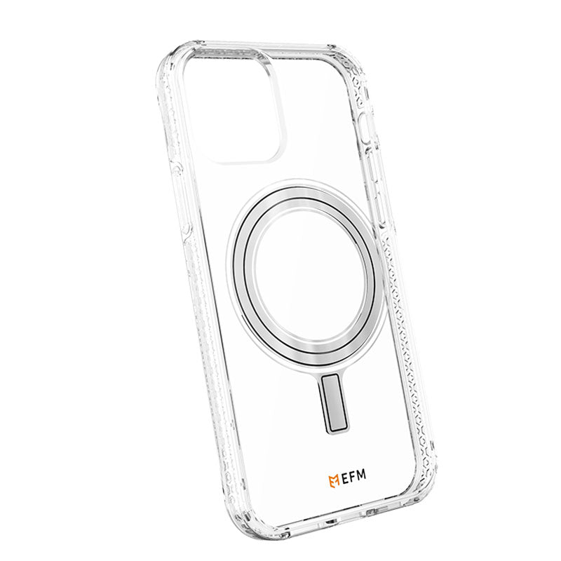 FORCE TECHNOLOGY Zurich Flux Case for Apple iPhone 12/12 Pro - Clear EFCTPAE181FLXC, Antimicrobial, 2.4m Military Standa