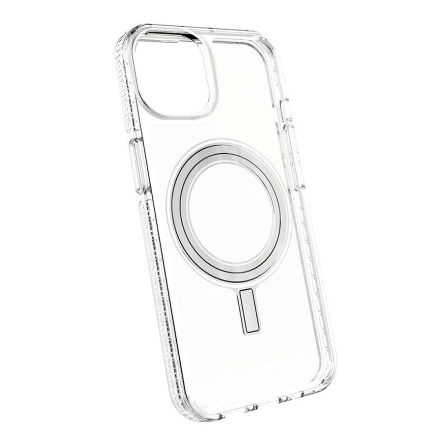 FORCE TECHNOLOGY Zurich Flux Case for Apple iPhone 13 - Frost Clear EFCTPAE192FLXF, Antimicrobial, Compatible with MagSa