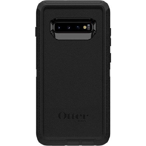OTTERBOX Defender Series for Samsung Galaxy S10+ - Black (77-61411), Drop Protection, Multi-Layer Protection, Dust Prote