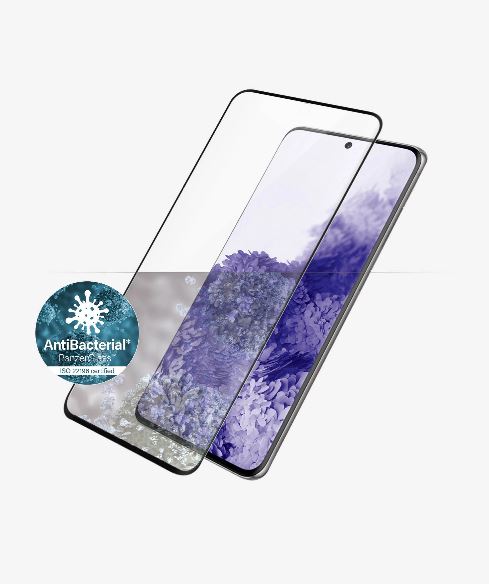 PANZER GLASS Screen Protector - Fingerprint Support- For Samsung Galaxy S21- Full Frame Coverage, Rounded Edges, Crystal