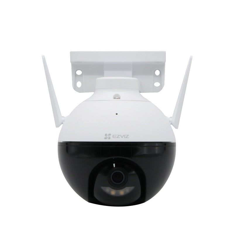 EZIVIZ C8C, Outdoor Pan/Tilt Camera, AI-Powered Person Detection, Color Night Vision, Active Defense, IP65 Dust and Wate