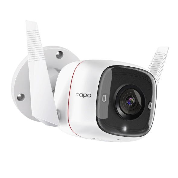 TP-Link Tapo C310 Outdoor Security Wi-Fi Camera, H.264, 1296P, 2-Way Audio, Night Vision, Motion Detect, Voice Control, 