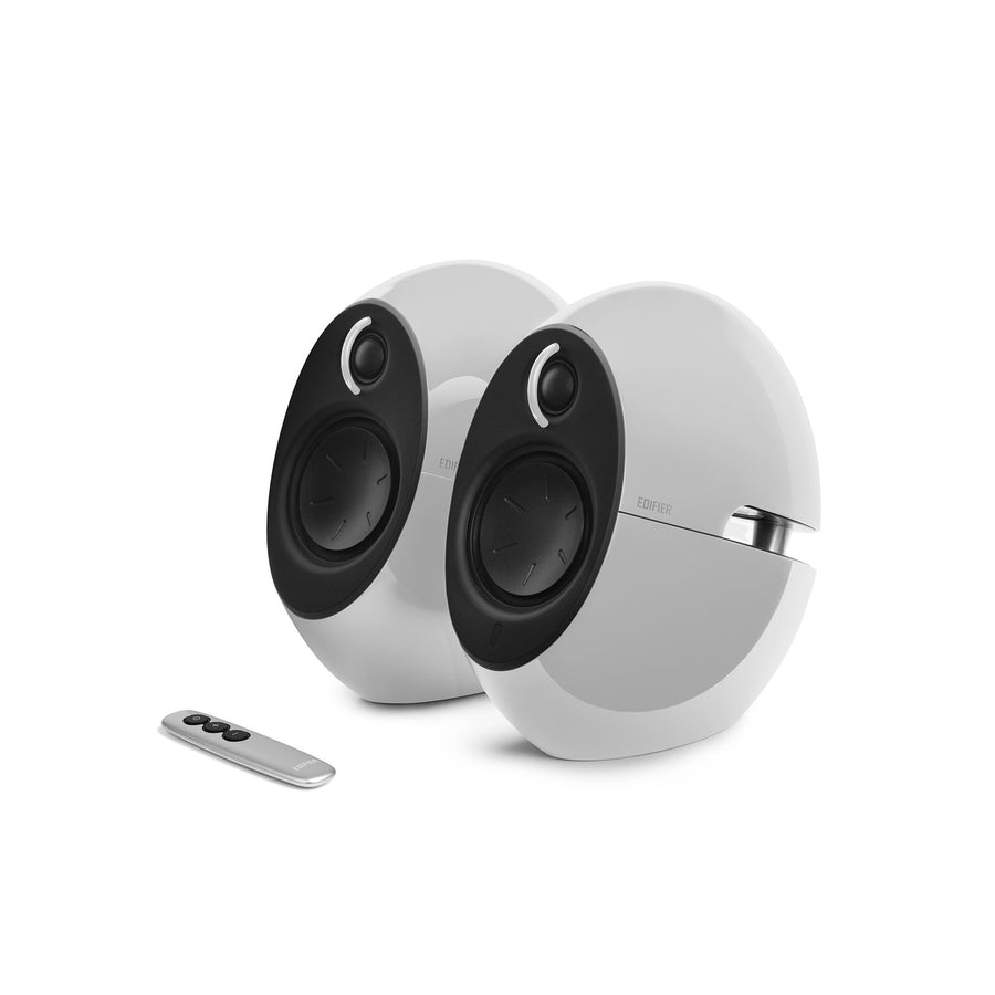 Edifier E25HD LUNA HD Bluetooth Speakers White - BT 4.0/3.5mm AUX/Optical DSP/ 74W Speakers/ Curved design/Dual 2x3 Pass