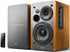 EDIFIER R1280DB - 2.0 Lifestyle Bookshelf Bluetooth Studio Speakers Brown - 3.5mm AUX/RCA/BT/Optical/Coaxial Connection/