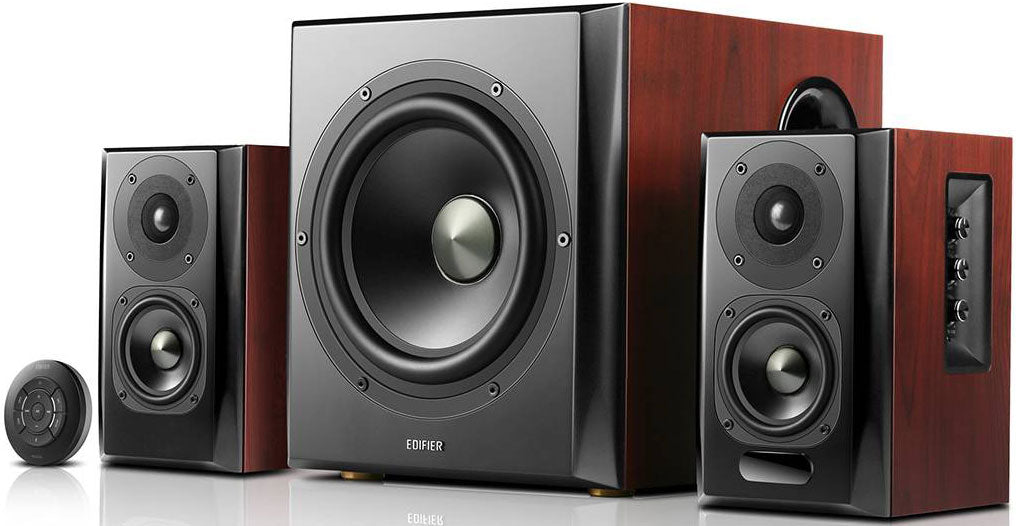 Edifier S350DB 2.1 Bluetooth Multimedia Speakers w/Subwoofer - 3.5mm/Optical/BT 4.1 AptX Wireless Sound/ Remote Control/