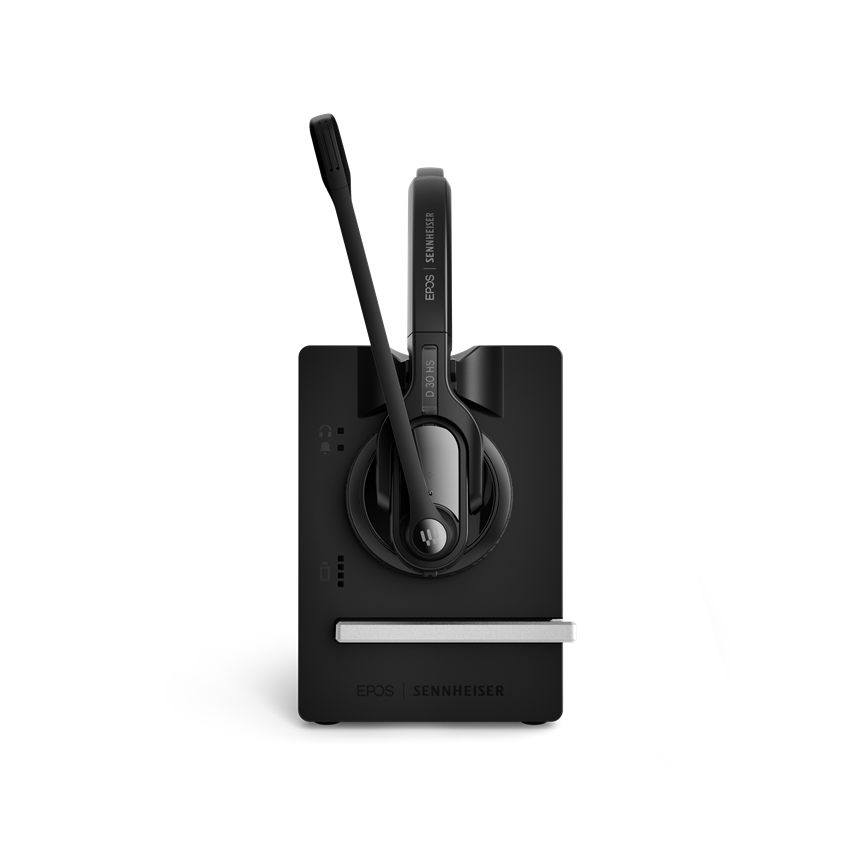 SENNHEISER | Sennheiser IMPACT D30 USB ML DECT Wireless Headset, Dual Ear, 12 Hours Talk, Quick Charge, Convertible, Noi