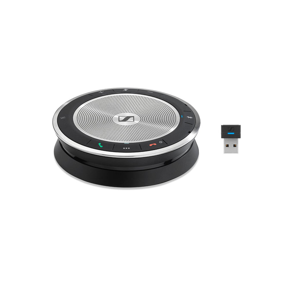 SENNHEISER l Sennheiser Bluetooth speakerphone for up to 8 people, USB-C and USB-A connectivity plus Bluetooth. Voice ac