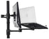 Atdec Notebook monitor arm combo mount - Black