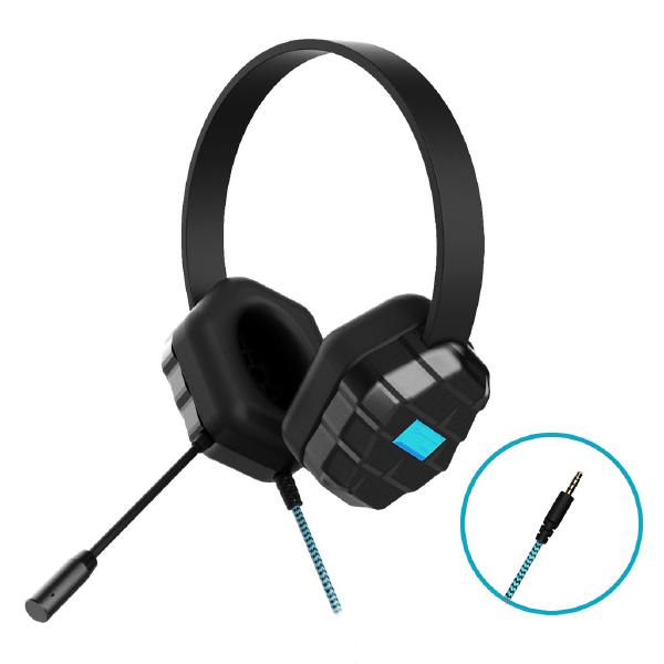 Gumdrop DropTech B1 Kids Rugged Headset with Microphone - Compatible with all devices with a 3.5mm headphone jack Bulk p