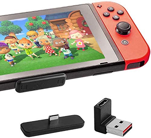 Premium Bluetooth Adapter Route air Pro Support in-Game Voice Chat compatible with Nintendo Switch, Nintendo Switch Lite