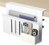 Under Desk Side Laptop Holder Storage with No Drill Cable Management Tray and Pen Storage for Office and Home