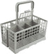 CARLA HOME 8 Slot Universal Dishwasher Cutlery Basket with Handle and Lid which Fits Most Brands (240mm X 135mm X 122mm)