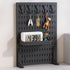 CARLA HOME Desk Pegboard Organizer Kit  with Hooks, Tray & Mount Ideal for Office, Gaming Setup & Home Workspace Organization (Black)