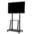 32-80 Rolling TV Stand with 2-Tier Shelf Adjustable Mount