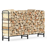 Metal Firewood Rack Log Storage Holder Heavy Duty