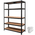 Heavy Duty Warehouse Shelving Rack Steel Garage Storage 180cm 