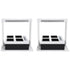 2 x Herb Lamp LED 4 Pot Grower 37 x 22 x 36cm