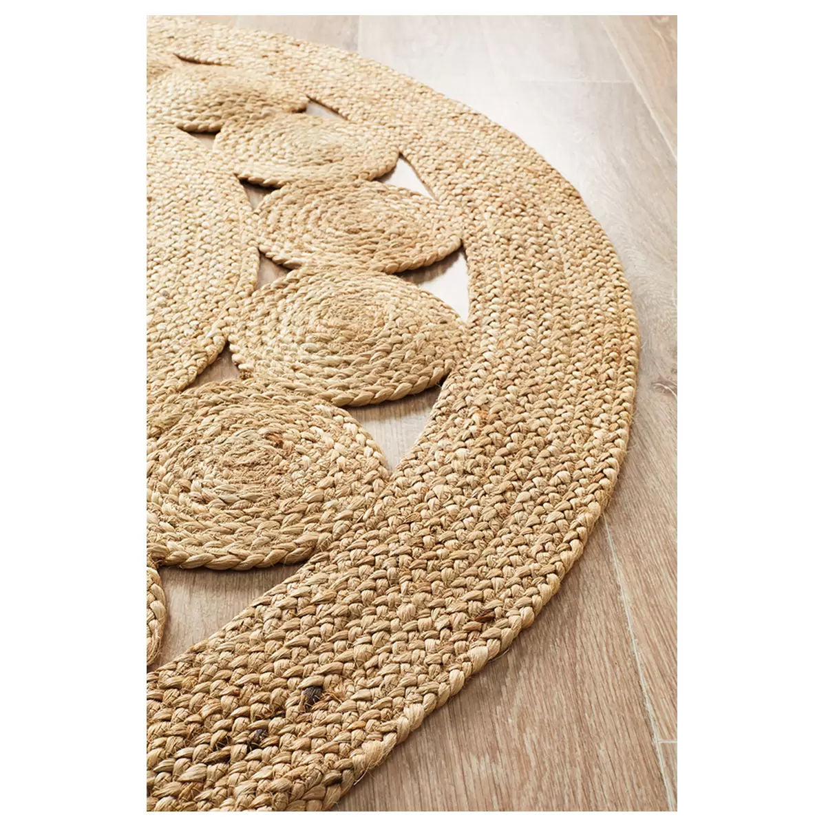 Atrium pilu natural rug 150 x 150cm