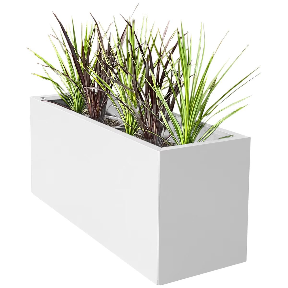 Designer Planter Box 900 x 340 x 400mm Vibrant White