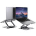 mbeat Stage S12 Rotating Laptop Stand with USB-C Docking Station - Space Grey