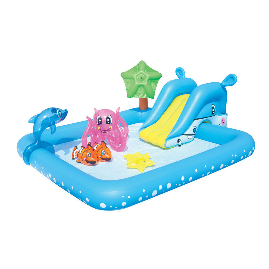 308L Fantastic Aquarium-Themed Play Centre with Detachable Slide