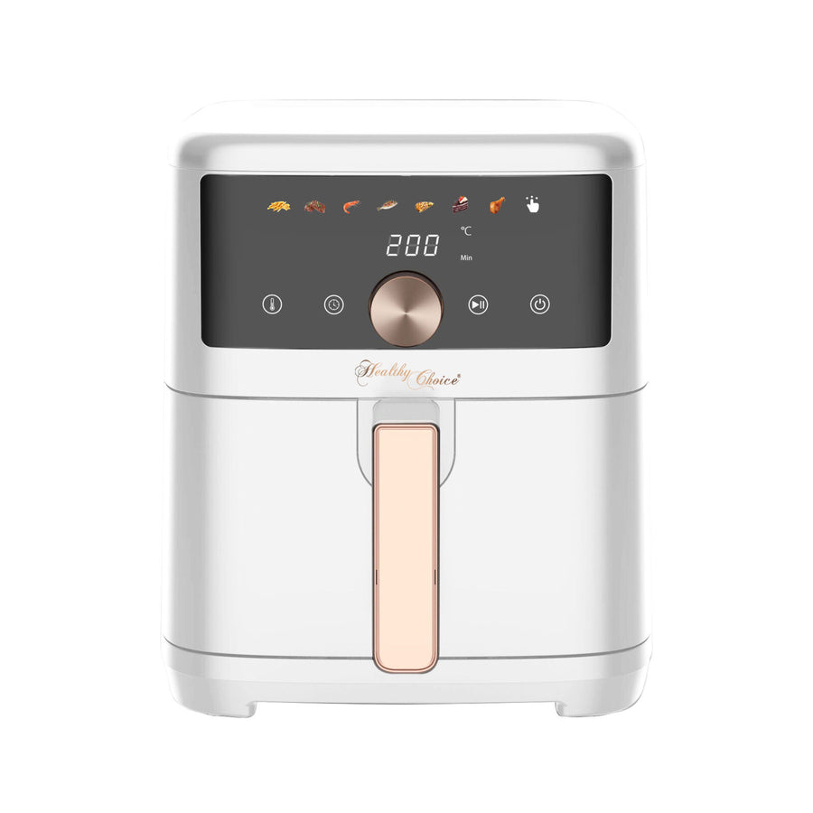 7L Digital Air Fryer, Intuitive Touch Control with Pizza/Baking Pan, and Accessories