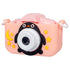Kids Digital Dual Lens Camera, 4x Zoom and HD Video Recording (Pink)
