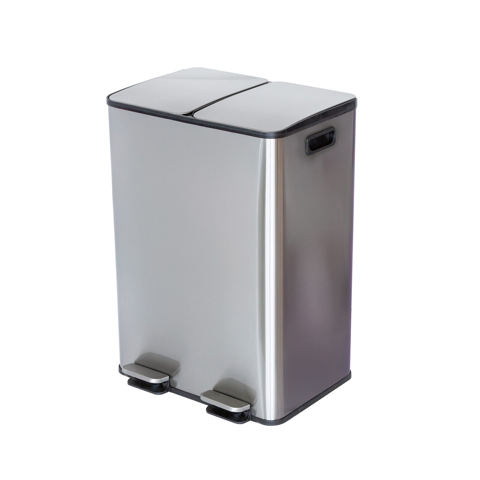 Stainless Steel Dual Compartment (30L each Section) Pedal Operation Rubbish Bin