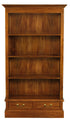 Tasmania 2 Drawer Bookcase (Light Pecan)