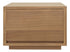 Oscar 1 Drawer Low Bedside Table (Natural)