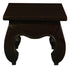 Dynasty Solid Mahogany Timber Lamp Table (Chocolate)