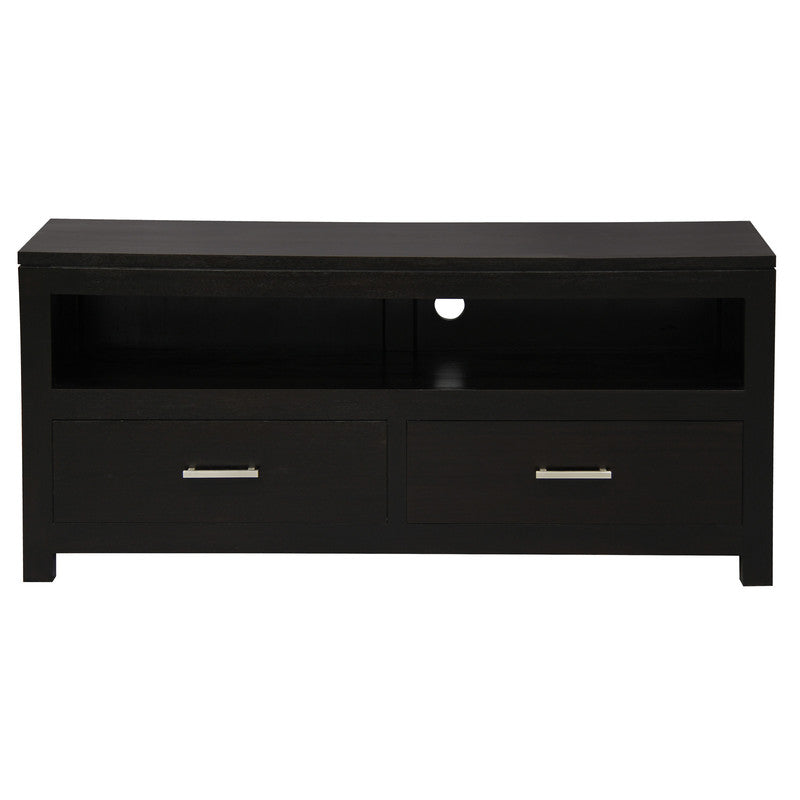 Paris 2 Drawer Entertainment Unit (Chocolate)