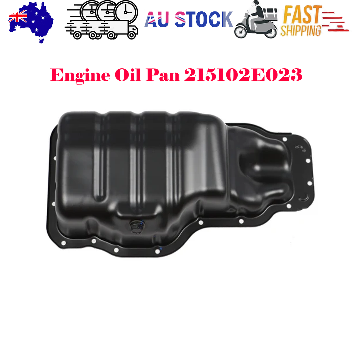 Engine Oil Pan 215102E023 For 15-20 Kia Forte Hyundai Elantra Kona Tucson 2.0L