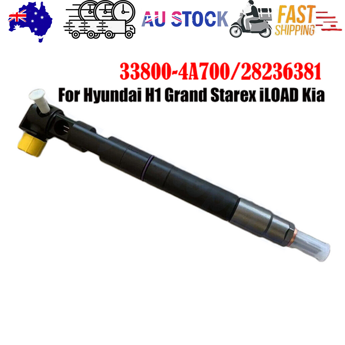 Diesel Fuel Injector For Hyundai H1 Grand Starex iLOAD Kia 28236381 33800-4A700