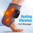GRAY Cordless Ankle Heating Pad, Foot and Ankle Massager with Heat Foot Renew Triple 