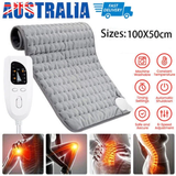 Electric Heat Pad Adjustable Heating Mat Warmer Blanket Back Pain Relief 100x50cm