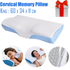Memory Foam Contour Pillow Cervical Groove Ergonomic Neck Comfort  AU