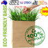 25pcs Bulk Kraft Paper Bags Gift Shopping Carry Craft Brown Retail Bag with Handles Au M
