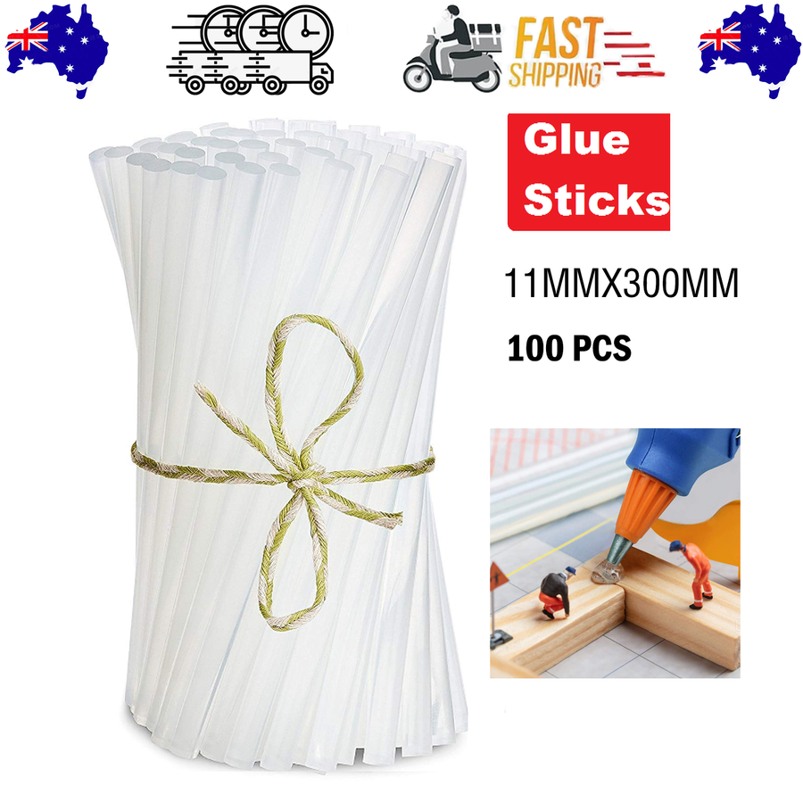 Glue Sticks Hot Clear Melt Glue Adhesive Sticks 100 pcs Stickes For Glue Gun 11mmx300mm