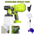 Cordless High Pressure Airless Spray Gun Paint Sprayer For Makita 21V Battery