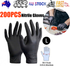 6g Flexible Disposable Nitrile Gloves For Mechanic Work Food Prepa 200Pcs L