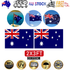 2 Pack Australian Aussie Flag Australia Anzac Day Oz AU 2x3ft 60x90cm Polyester