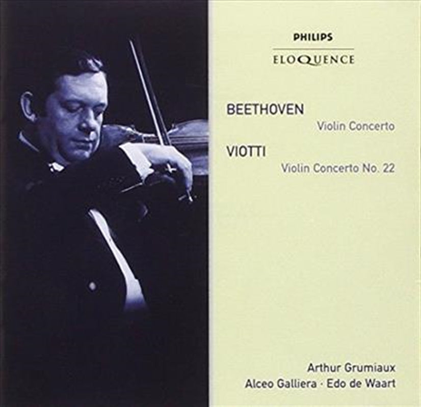 Beethoven: Violin Concerto: Vi - Grumiaux, Arthur Cd Album