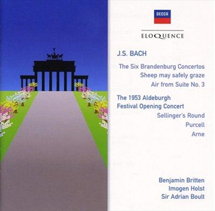 Bach: Brandenburg Conc - Britten, Benjamin Cd Album